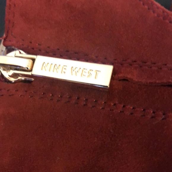 🔴 2 for $25 Nine West Block Heel Lace-up Leather Sandal size 8 - Picture 4 of 9